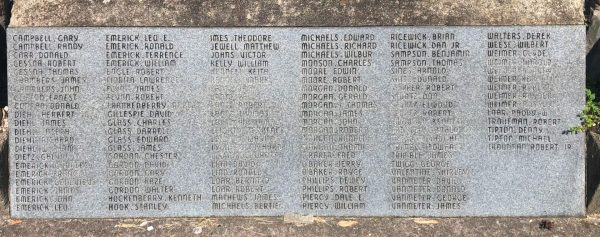BARRELLVILLE HONOR ROLL MEMORIAL STONE B