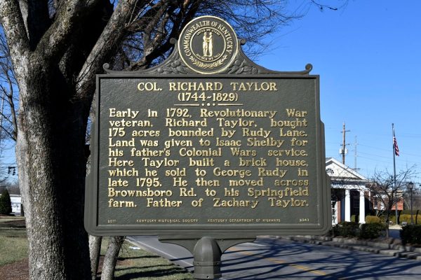 COL. RICHARD TAYLOR REVOLUTIONARY WAR MEMORIAL MARKER