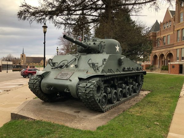 FOREST CITY, IOWA VETERANS MEMORIAL TANK