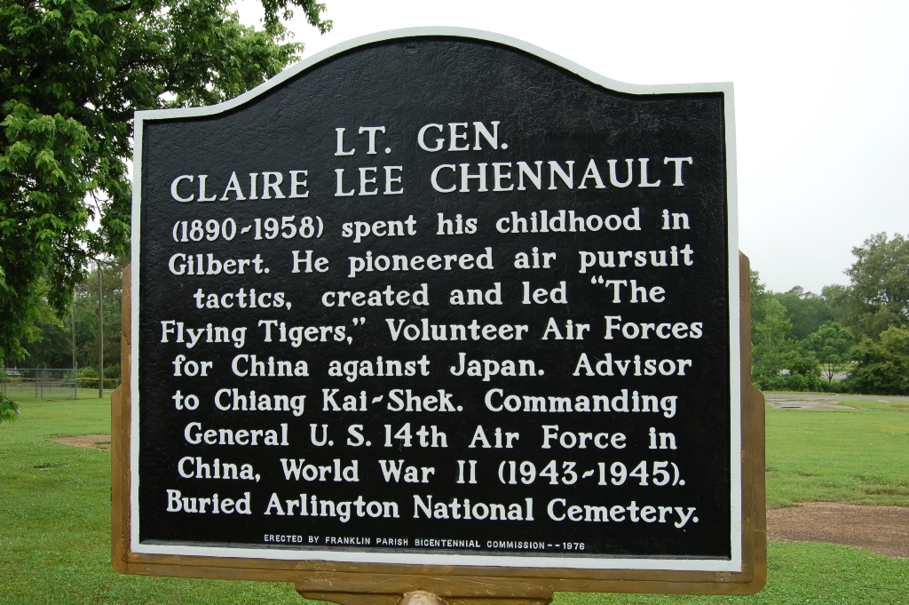 LT. GEN. CLAIRE LEE CHENNAULT WAR MEMORIAL MARKER