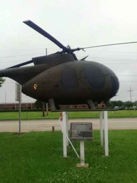OH-6 CAYUSE HELICOPTER WAR MEMORIAL