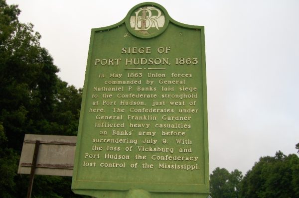 SIEGE OF PORT HUDSON, 1863 WAR MEMORIAL MARKER