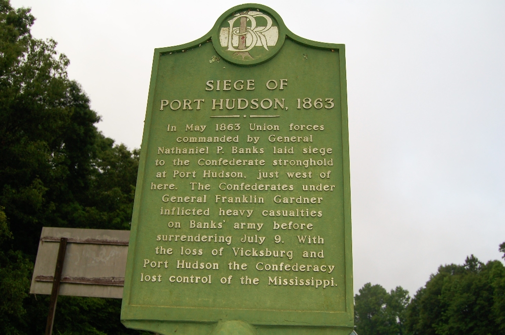 SIEGE OF PORT HUDSON, 1863 WAR MEMORIAL MARKER