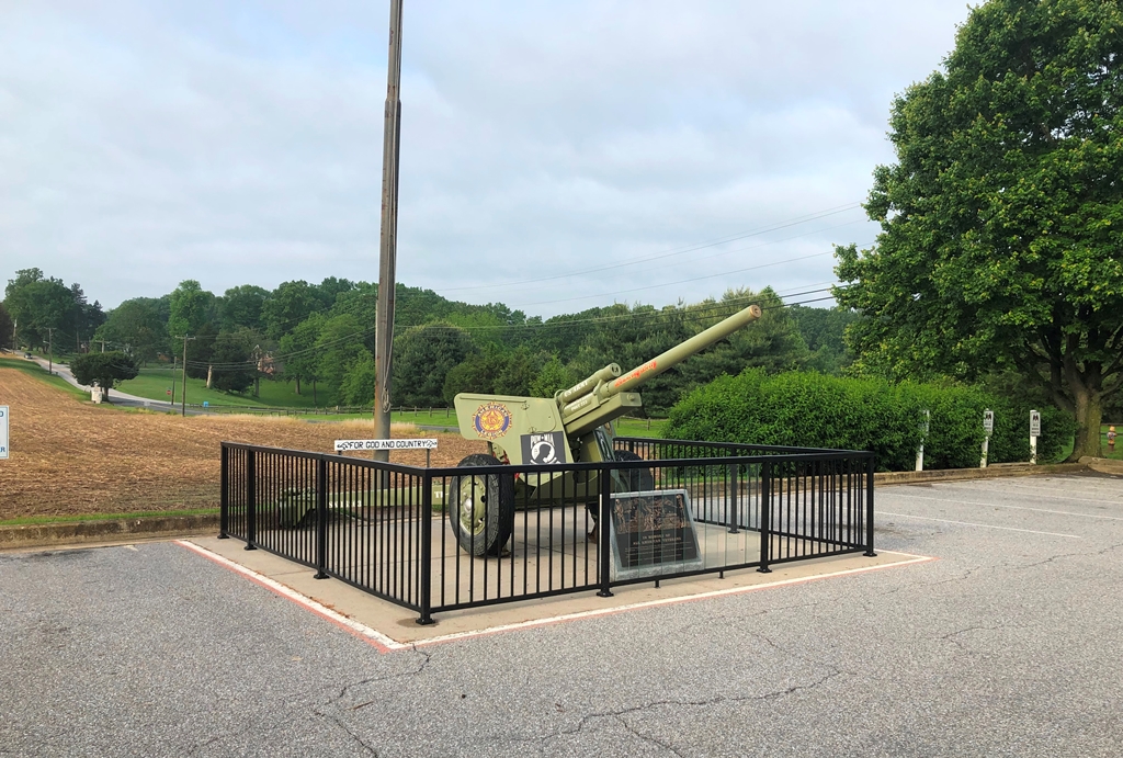 SYKESVILLE IN MEMORY OF ALL AMERICAN VETERANS MEMORIAL GUN