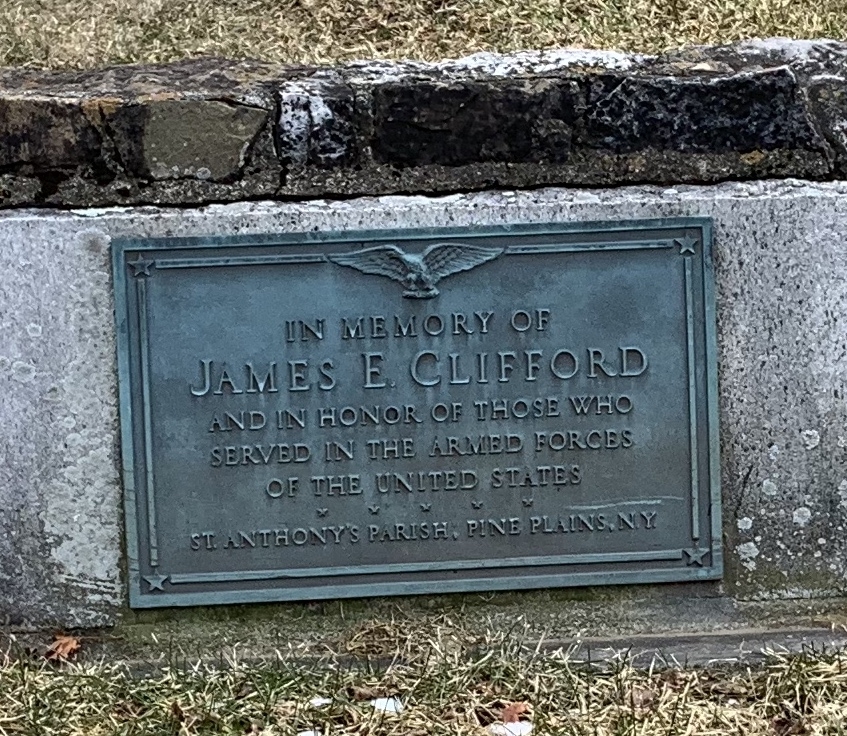 JAMES E CLIFFORD MEMORIAL PLAQUE