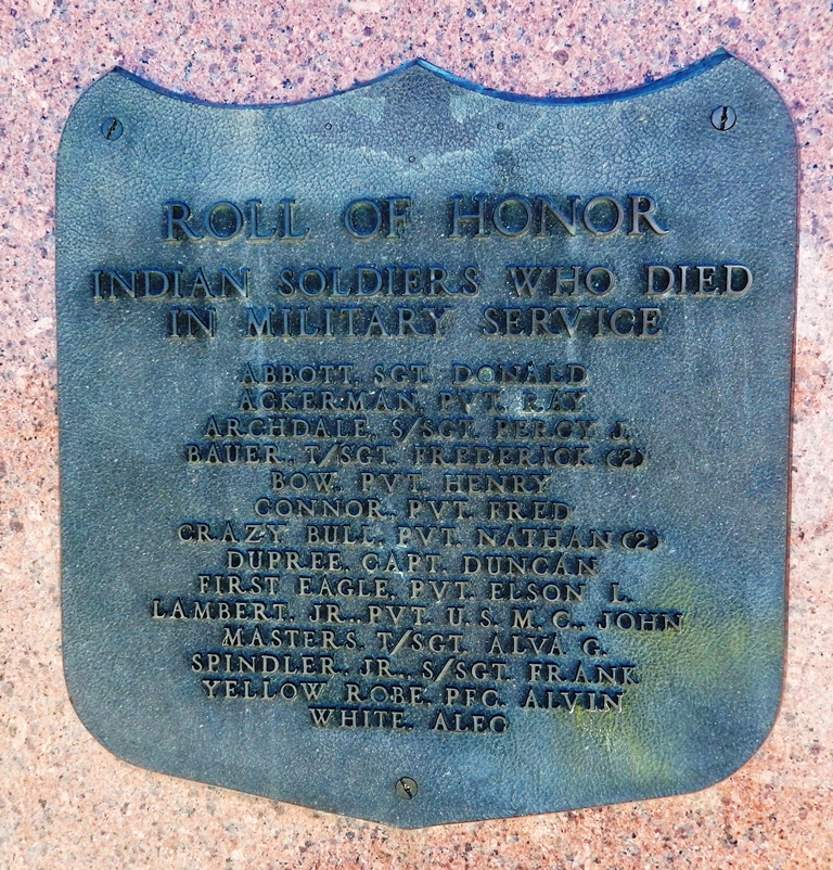 OUR WAR HEROES MEMORIAL PLAQUE