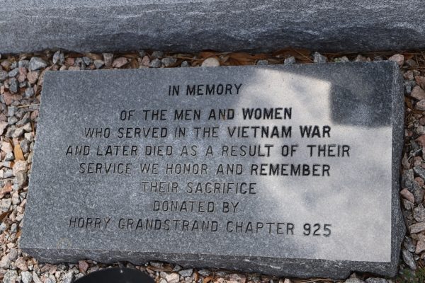 HORRY COUNTY VIETNAM VETERANS FALLEN COMRADES MEMORIAL TABLET