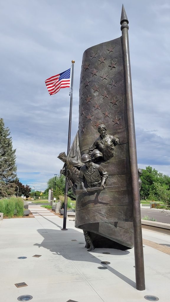 NORTHGLENN VETERANS MEMORIAL SCULPTURED PANEL A