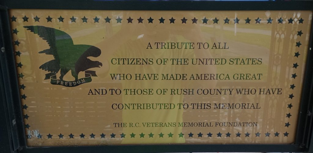 RUSHVILLE VETERANS MEMORIAL MARKER