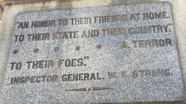 SCOTT COUNTY CIVIL WAR MEMORIAL STONE D