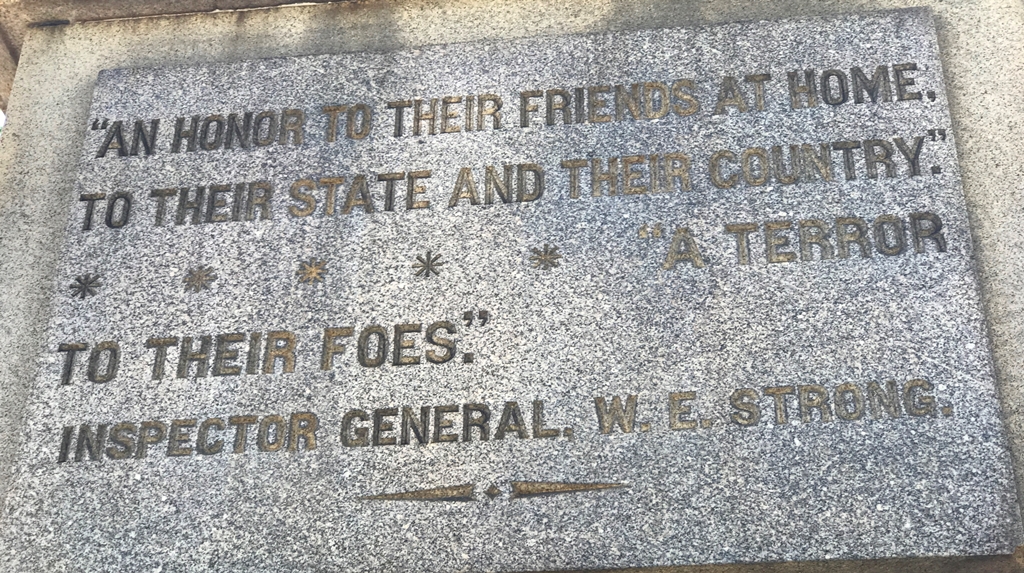 SCOTT COUNTY CIVIL WAR MEMORIAL STONE D
