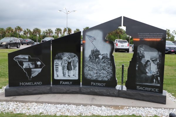 SOUTH CAROLINA GOLD STAR FAMILIES MEMORIAL MONUMENT BACK