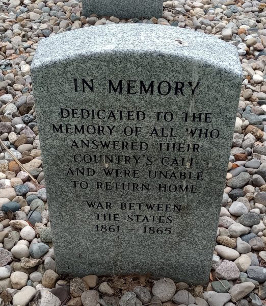 WAR BETWEEN THE STATES ULTIMATE SACRIFICE MEMORIAL