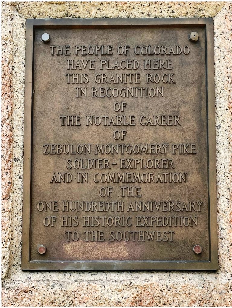 ZEBULON MONTGOMERY PIKE MEMORIAL PLAQUE A