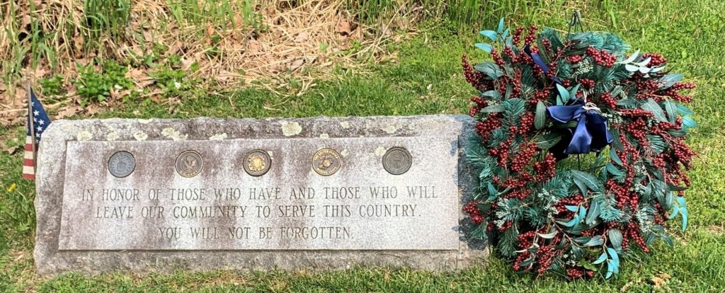 TOWN OF HARTFORD VETERANS MEMORIAL PARK STONE