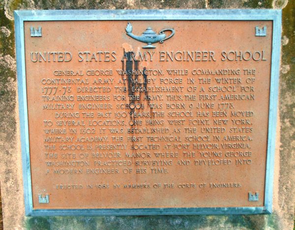 UNITED STATES ARMY ENGINEER SCHOOL MEMORIAL TOP