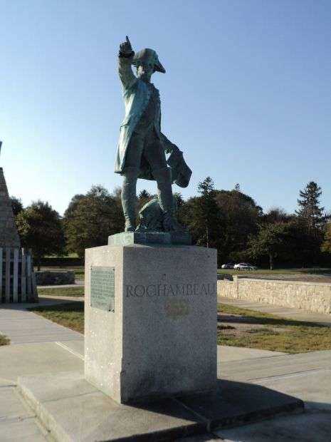 GENERAL ROCHAMBEAU WAR MEMORIAL STATUE