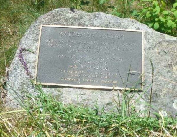 WATERMAN TAVERN REVOLUTIONARY WAR MEMORIAL