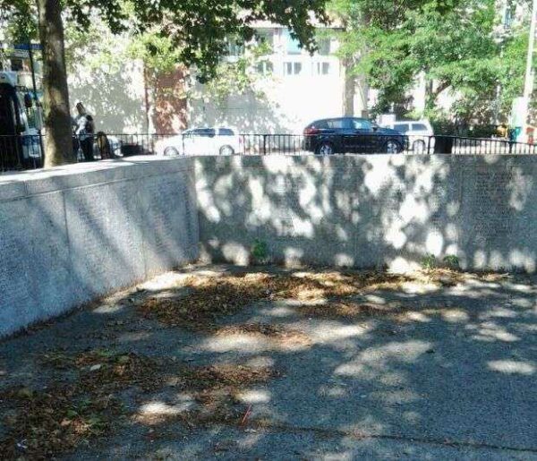 BROOKLYN KOREAN WAR VETERANS PLAZA RIGHT WALL