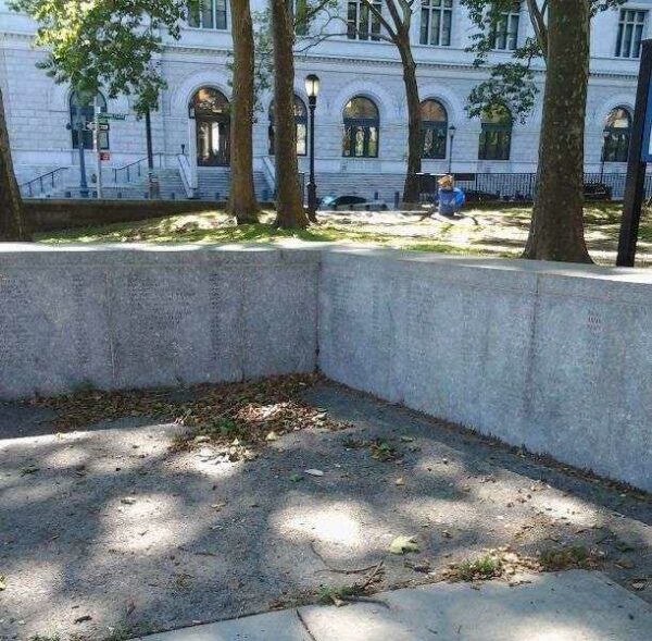 BROOKLYN KOREAN WAR VETERANS PLAZA LEFT WALL