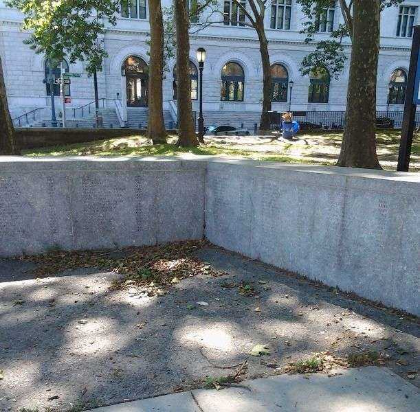 BROOKLYN KOREAN WAR VETERANS PLAZA LEFT WALL