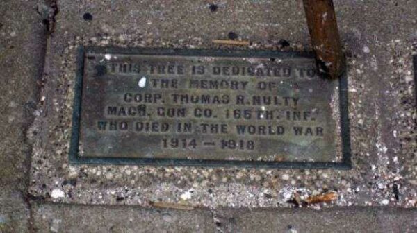 CORP. THOMAS R. NULTY MEMORIAL TREE PLAQUE