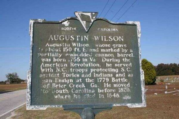 AUSTIN WILSON REVOLUTIONARY SOLDIER MEMORIAL MARKER
