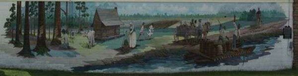PUDDIN’ SWAMP 1776-THE FRONTIER MEMORIAL MURAL