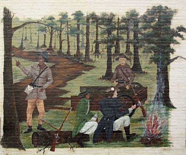 WAGON TRAVEL MEMORIAL MURAL