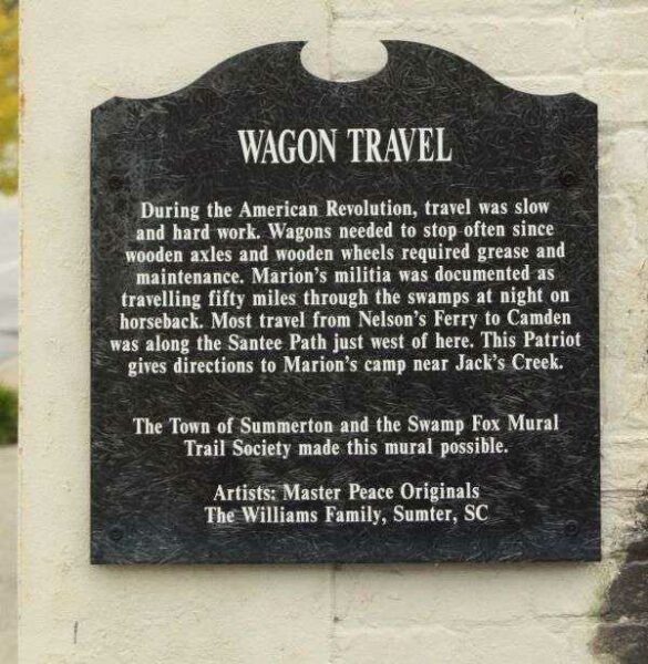 WAGON TRAVEL MEMORIAL MURAL PLAQUE