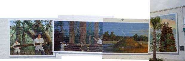 SIEGE OF FORT WATSON MEMORIAL MURAL