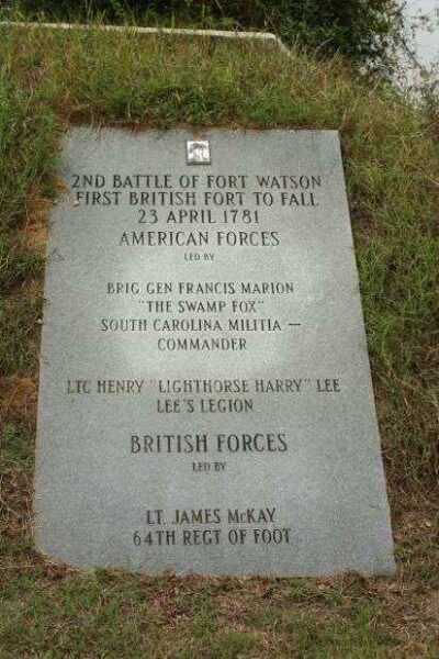 2ND BATTLE OF FORT WATSON WAR MEMORIAL