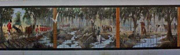 BATTLE OF WYBOO SWAMP MEMORIAL MURAL