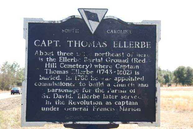 CAPT. THOMAS ELLERBE REVOLUTIONARY SOLDIER MEMORIAL MARKER