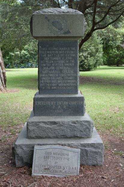 THE BATTLE OF EUTAW REVOLUTIONARY WAR MEMORIAL