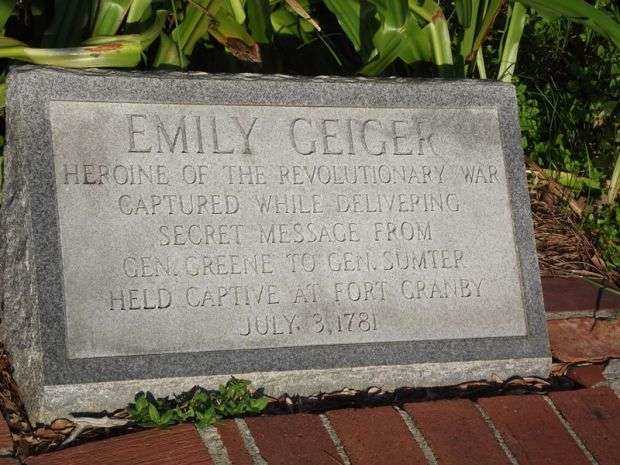EMILY GEIGER REVOLUTIONARY HEROINE MEMORIAL