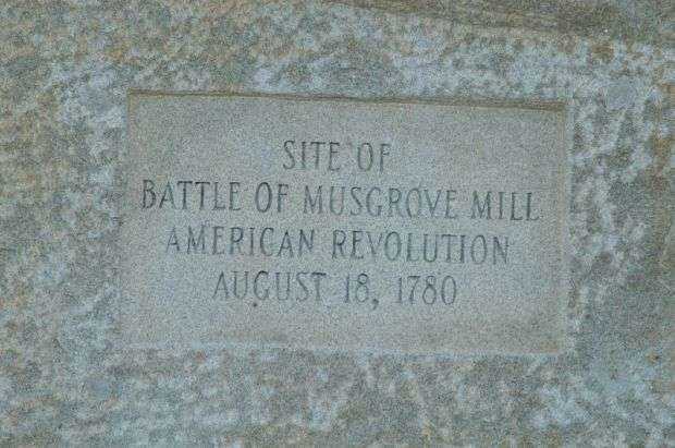 BATTLE OF MUSGROVE MILL REVOLUTIONARY WAR MEMORIAL