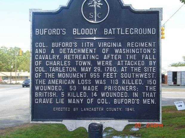 BUFORD’S BLOODY BATTLEGROUND WAR MEMORIAL MARKER