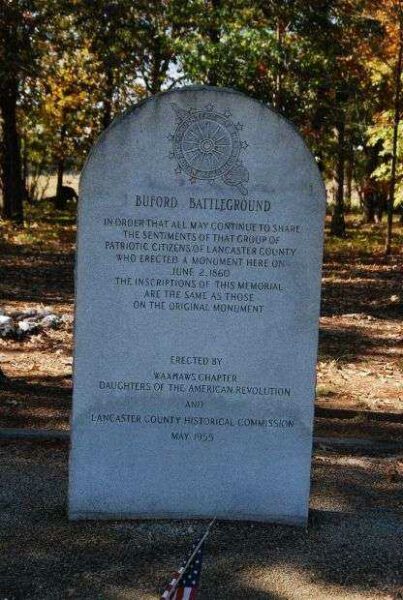 BUFORD BATTLEGROUND MEMORIAL FRONT