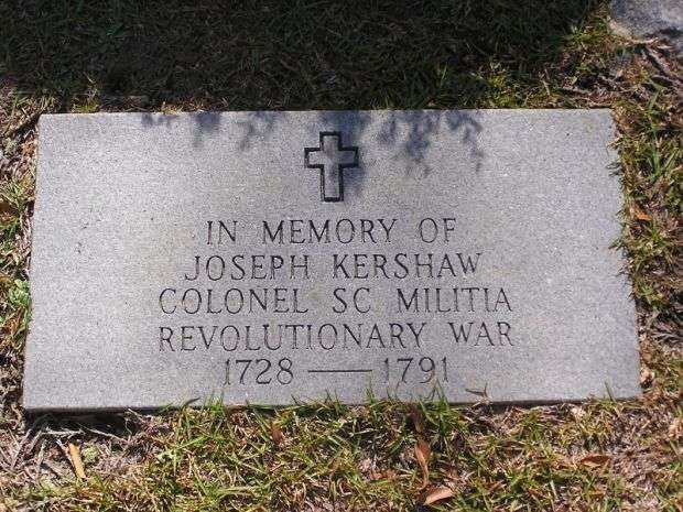 COLONEL JOSEPH KERSHAW REVOLUTIONARY WAR MEMORIAL CENOTAPH
