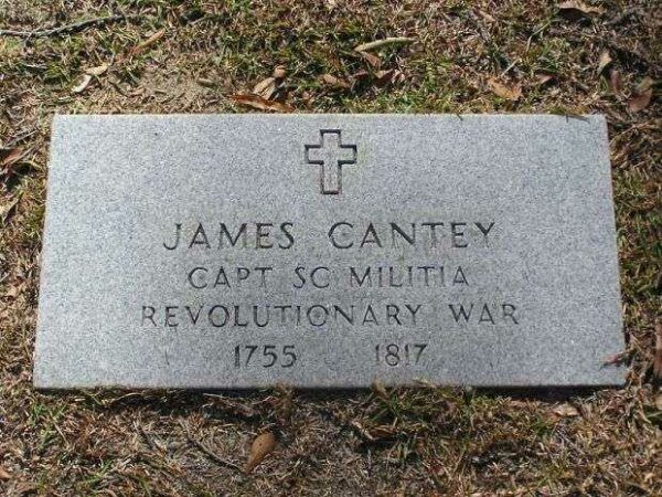 CAPT JAMES CANTEY REVOLUTIONARY WAR MEMORIAL CENOTAPH