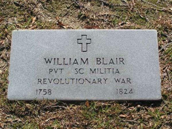PVT WILLIAM BLAIR REVOLUTIONARY WAR MEMORIAL CENOTAPH