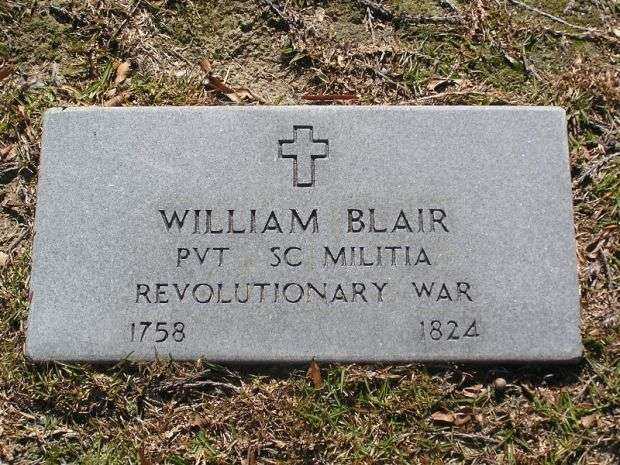 PVT WILLIAM BLAIR REVOLUTIONARY WAR MEMORIAL CENOTAPH
