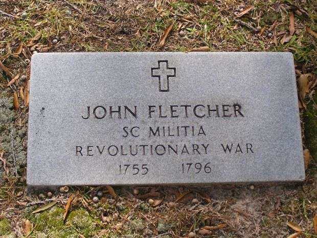 JOHN FLETCHER REVOLUTIONARY WAR MEMORIAL CENOTAPH