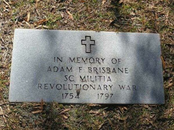 ADAM F BRISBANE REVOLUTIONARY WAR MEMORIAL CENOTAPH