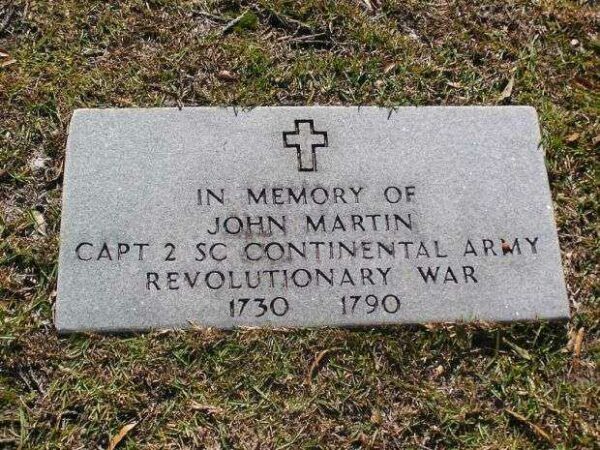 CAPT JOHN MARTIN REVOLUTIONARY WAR MEMORIAL CENOTAPH