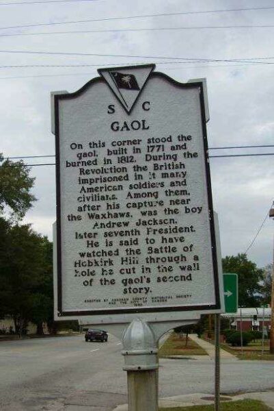 GAOL REVOLUTIONARY WAR MEMORIAL MARKER