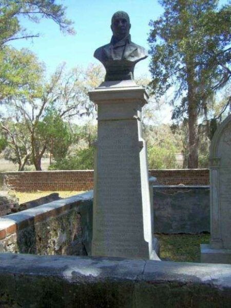 THOMAS HEYWARD, JR. REVOLUTIONARY WAR MEMORIAL BUST