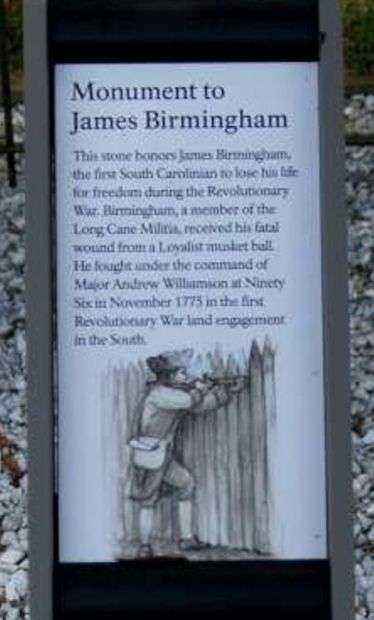 MONUMENT TO JAMES BIRMINGHAM