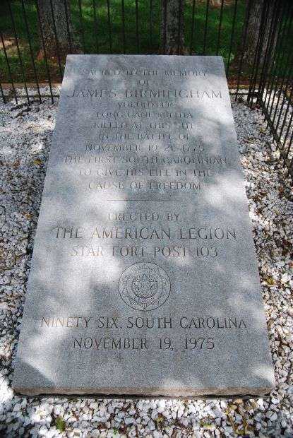 SACRED TO THE MEMORY OF JAMES BIRMINGHAM MEMORIAL